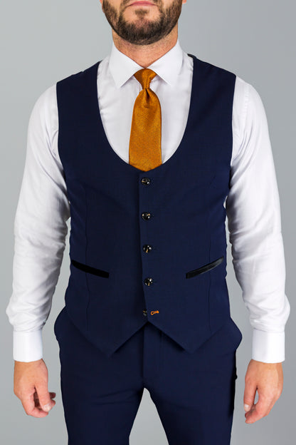 Charles Navy Three Piece Suit