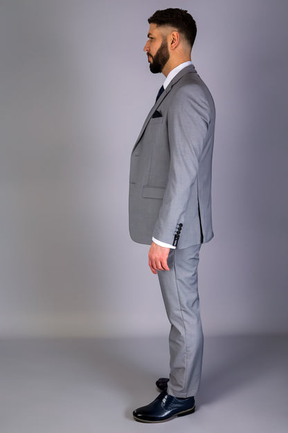 Suitbae Mason Light Grey Three Piece Suit
