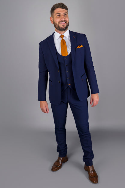 Charles Navy Three Piece Suit