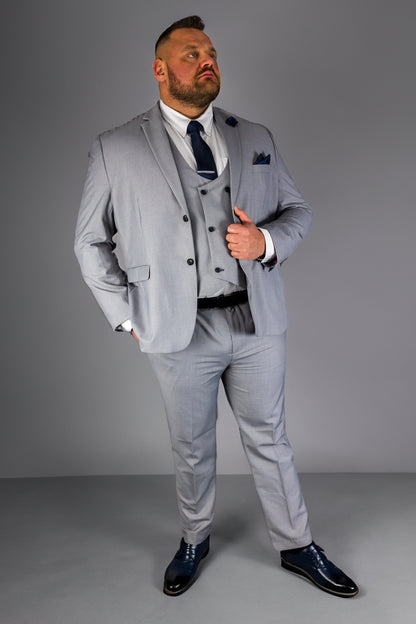 Suitbae Mason Grey Three Piece Suit XL