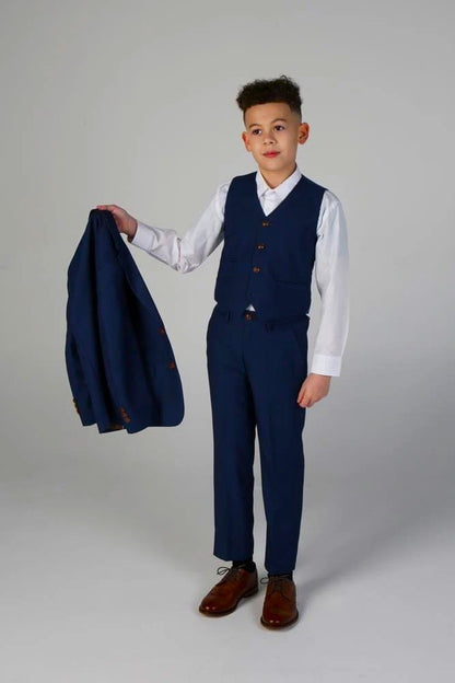 Paul Andrew Royal Blue Three Piece Suit (Child Size)