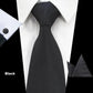 Suitbae Black Solid Tie