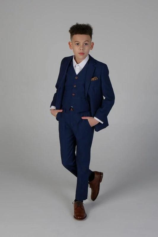 Paul Andrew Royal Blue Three Piece Suit (Child Size)