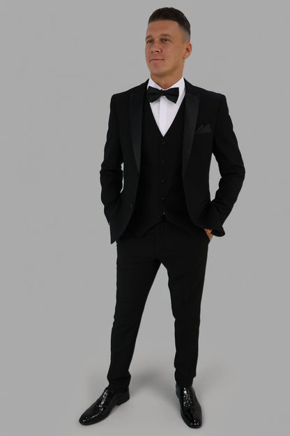 Diablo Black Three Piece Tuxedo