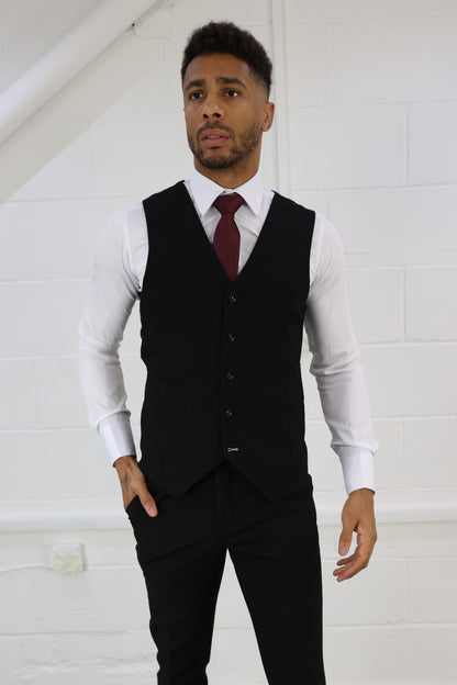 Diablo Black Waistcoat