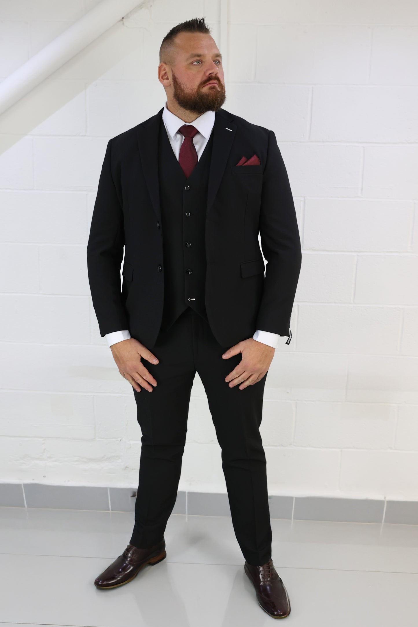 Diablo XL Black Three Piece Suit