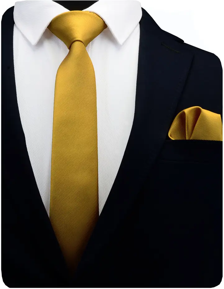 Suitbae Gold Twill Tie
