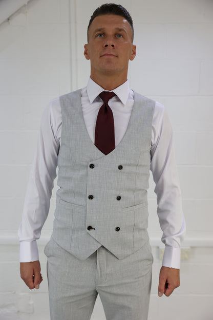 Harry Light Grey Waistcoat