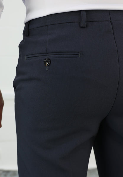 Jake Midnight Blue Stretch Trouser