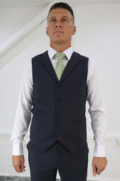 Jake Midnight Blue Waistcoat