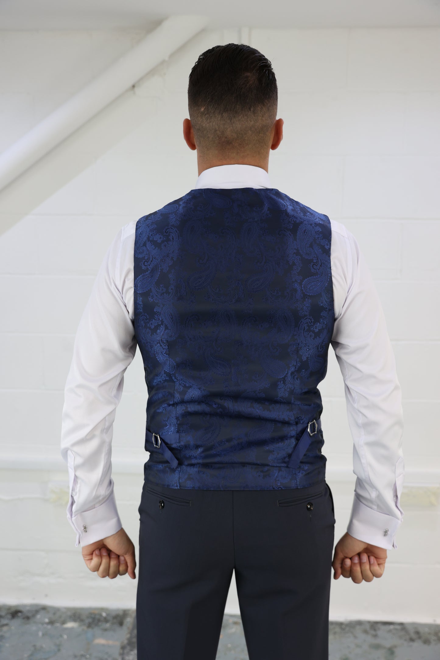 Jake Midnight Blue Waistcoat