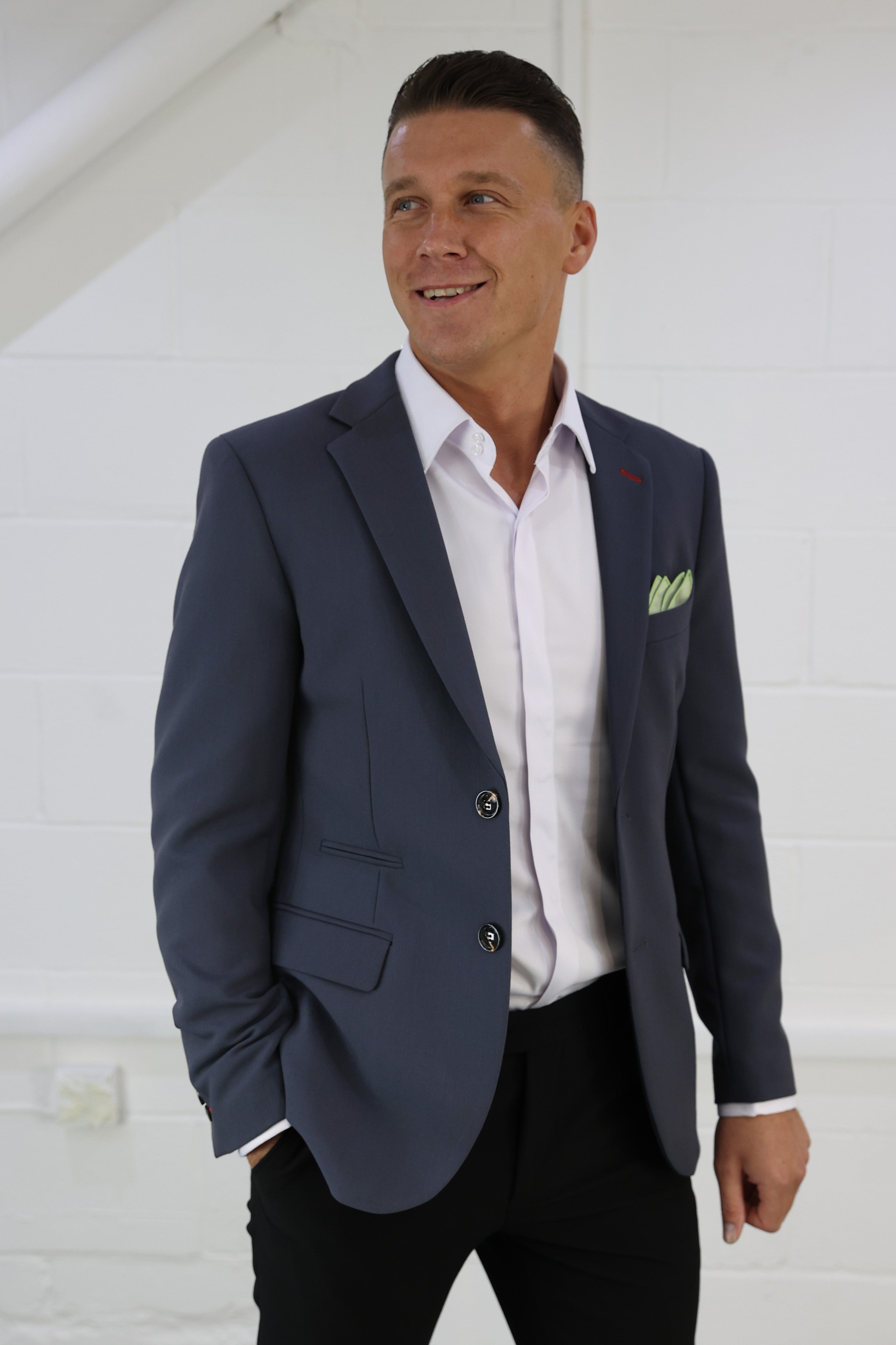 Jake Midnight Blazer – Midnight Blue Elegance for Every Occasion ...