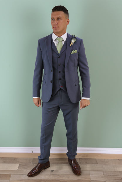 Jake Midnight Blue Three Piece Suit