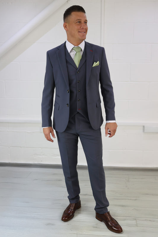 Jake Midnight Blue Three Piece Suit