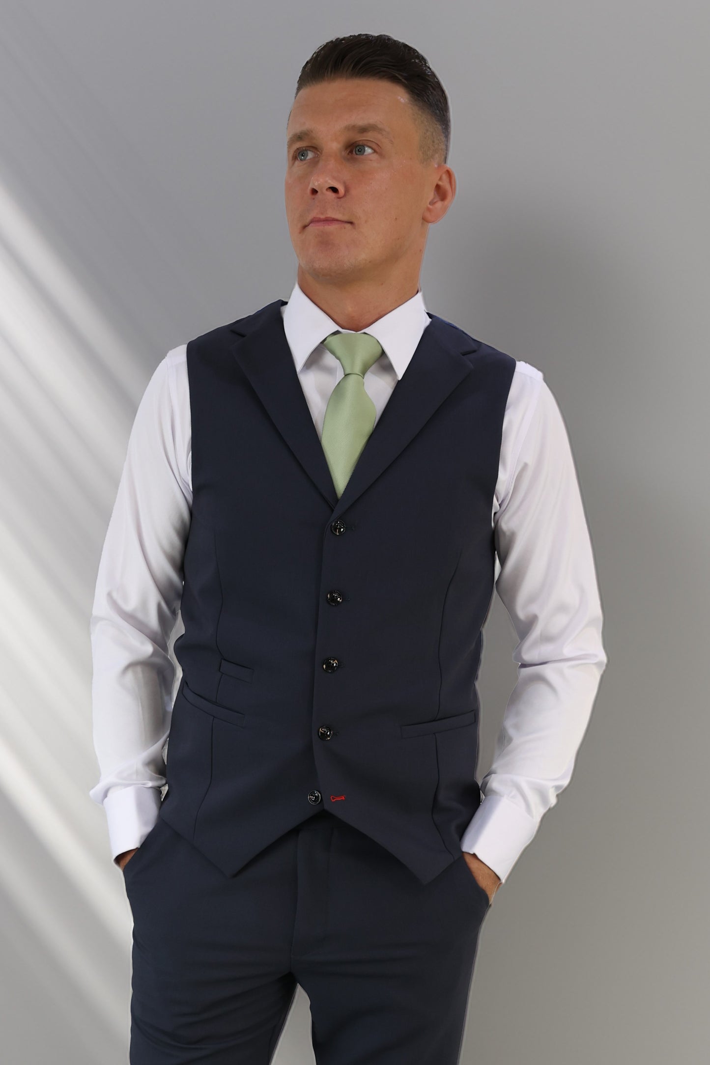 Jake Midnight Blue Waistcoat