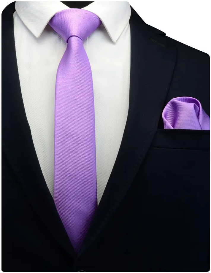 Suitbae Lilac Twill Tie