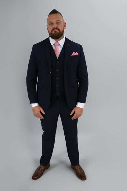 Lawrence XL Navy Three Piece Suit