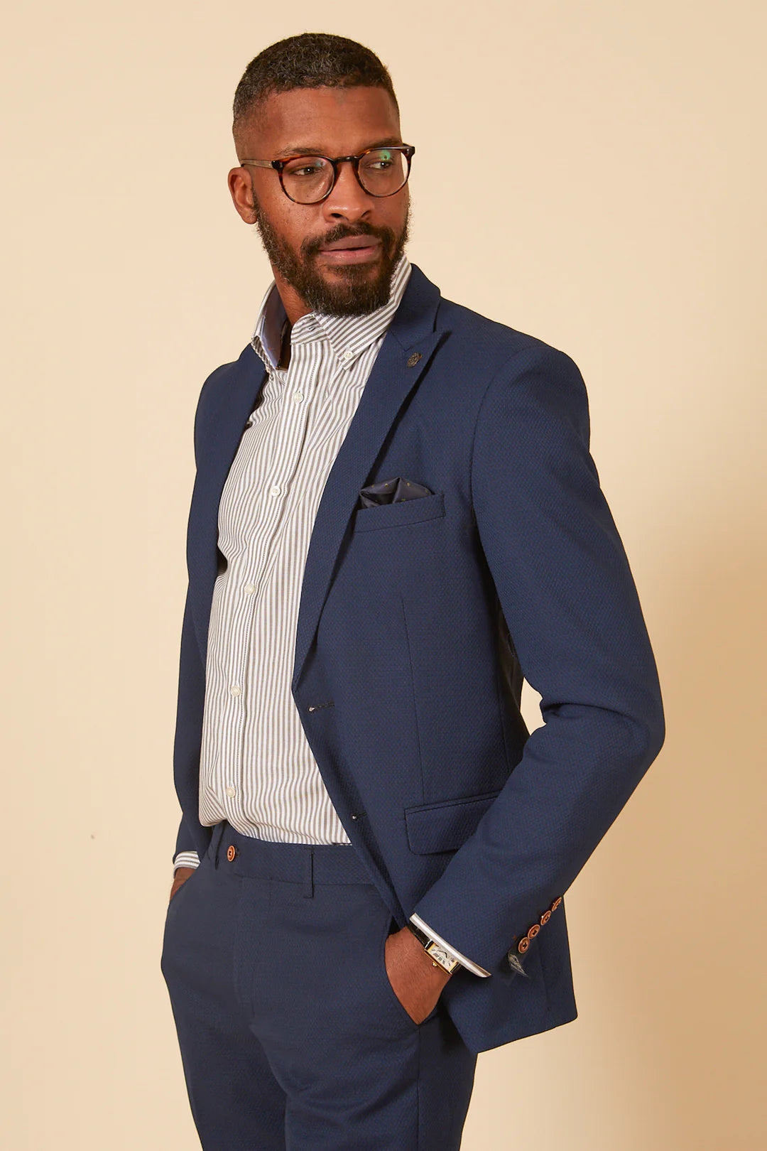 Marc Darcy Royal Blue Two Piece Suit