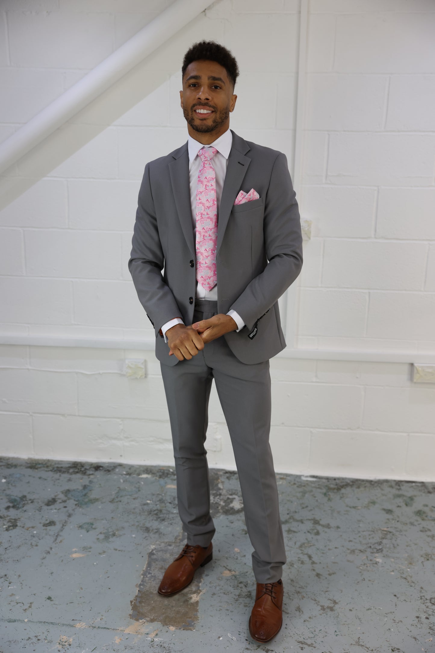 Mason Grey Two Piece Suit