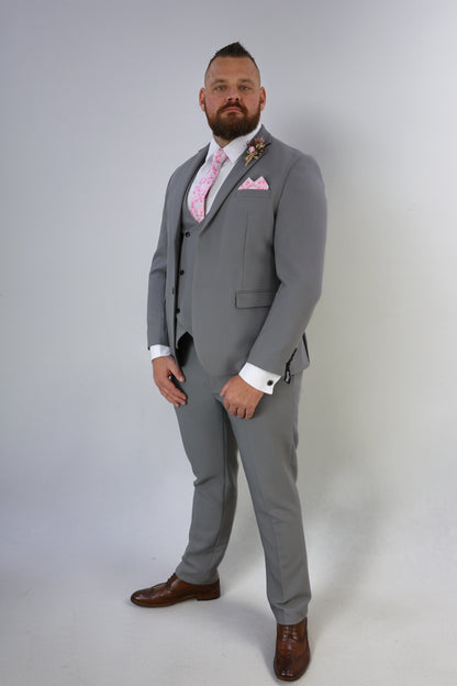 Mason XL Grey Three Piece Suit