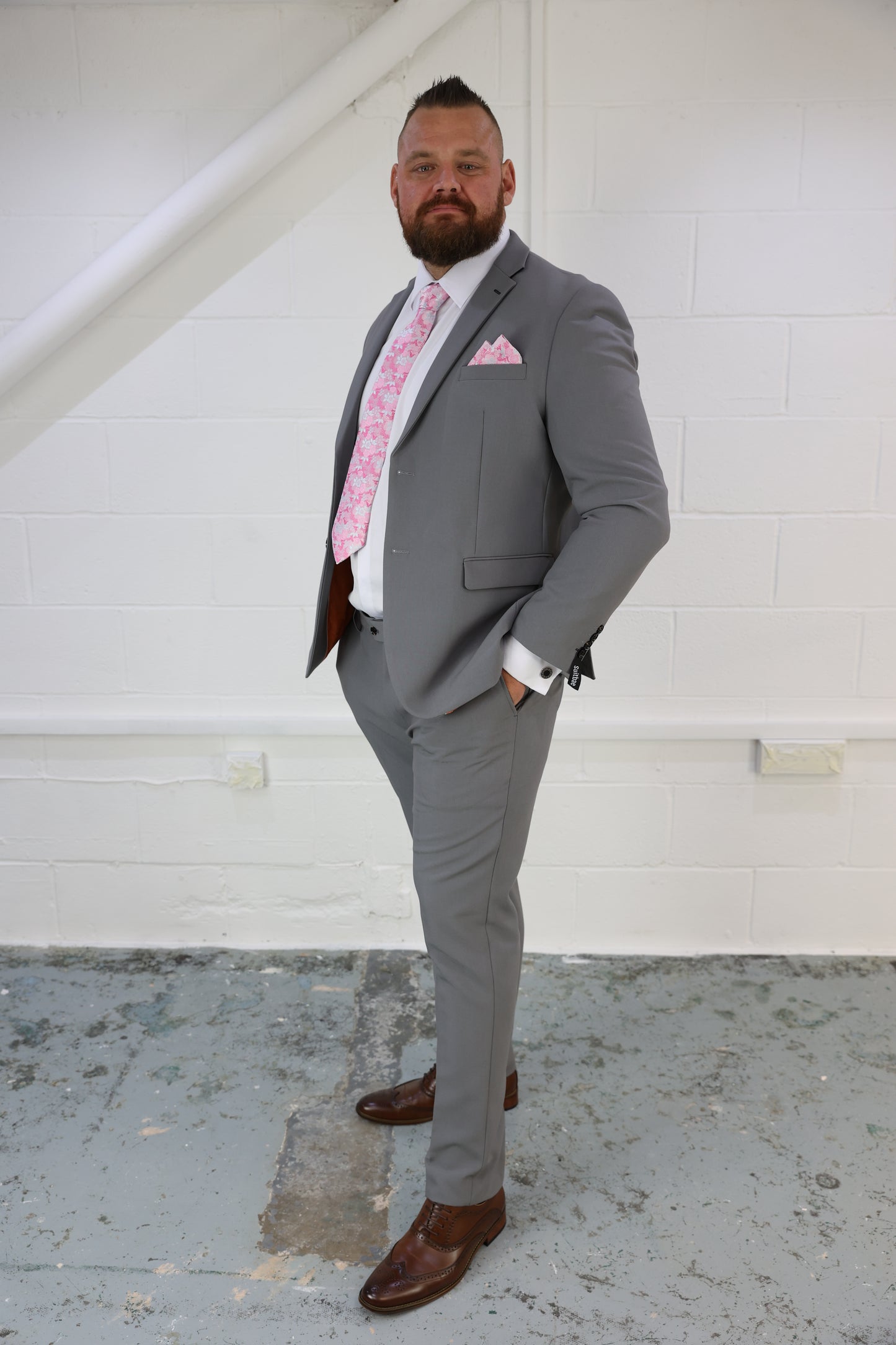 Mason Grey Two Piece Suit