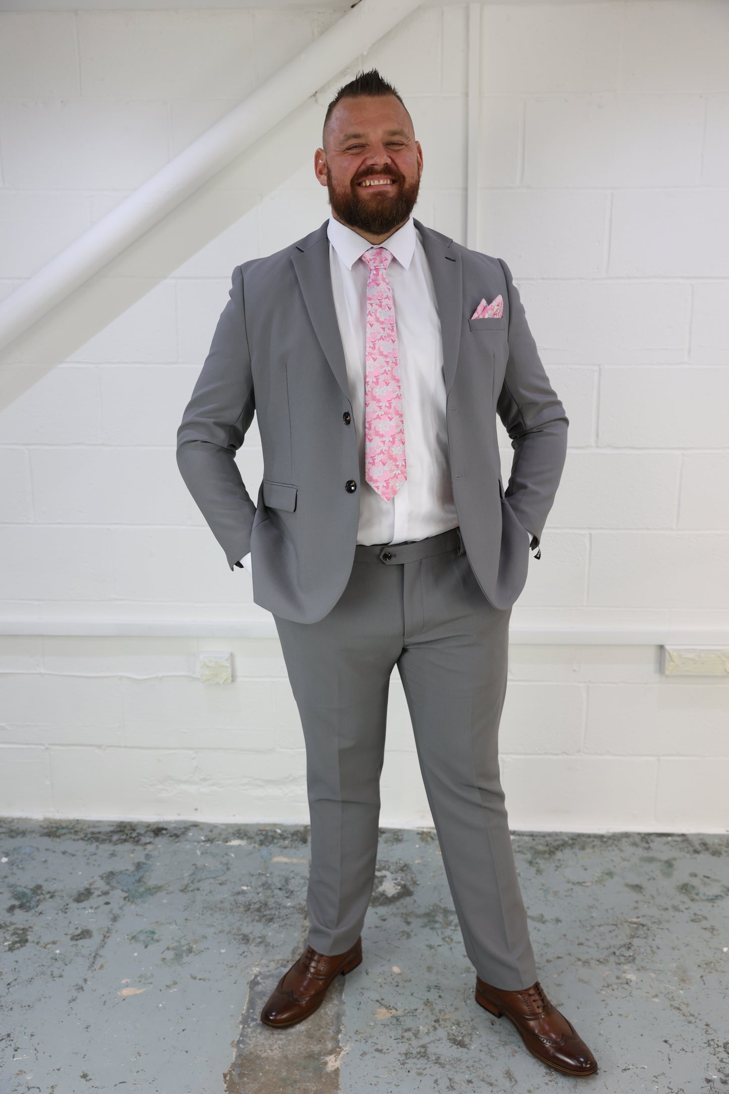 Mason Grey Two Piece Suit