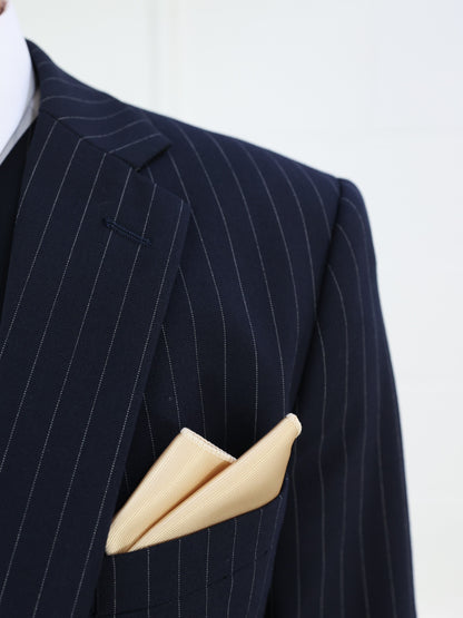 Navy Pinstripe Blazer