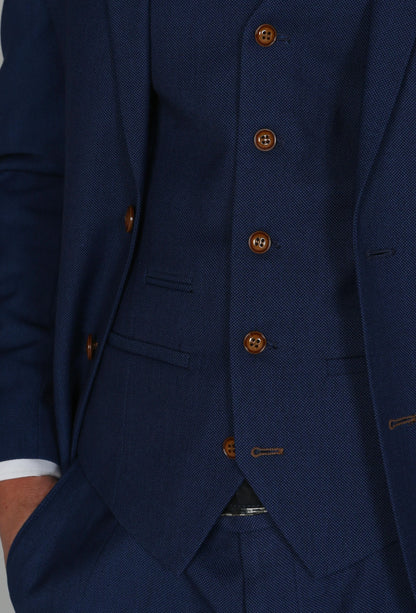 Paul Andrew Royal Blue Three Piece Suit