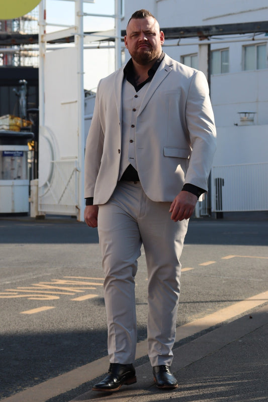 Kian XL Stone Three Piece Suit