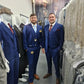 Suitbae Royal Blue Pin Three Piece Suit