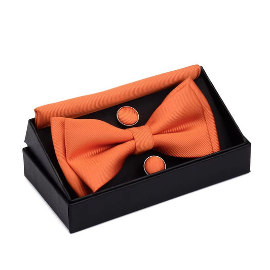 Tangerine Bow Tie Set