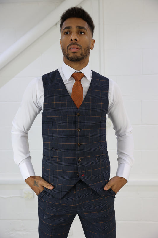 Thomas Check Waistcoat