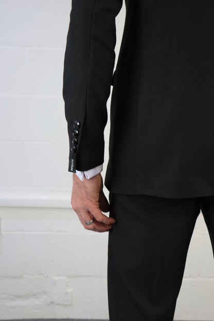 Majid Black Diamond Three Piece Suit