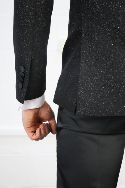 Black Sparkly Three Piece Tuxedo