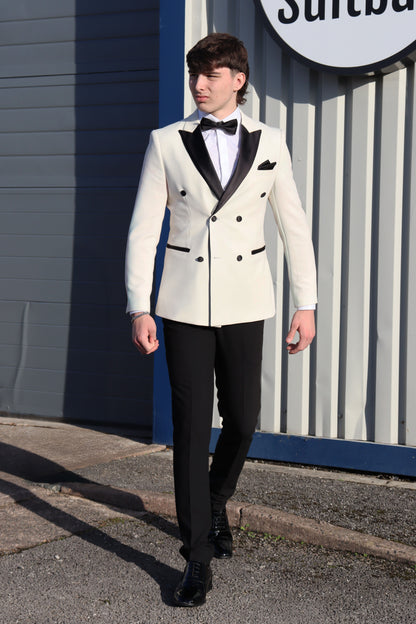 COMING SOON ⌛ DIABLO IVORY Double Breasted Three Piece Tuxedo