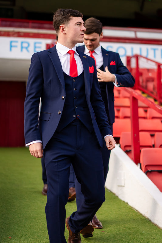 Charles Navy Three Piece Suit