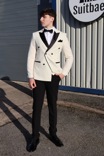 COMING SOON ⌛ DIABLO IVORY Double Breasted Three Piece Tuxedo