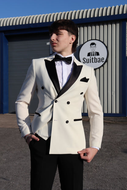 COMING SOON ⌛ DIABLO IVORY Double Breasted Three Piece Tuxedo
