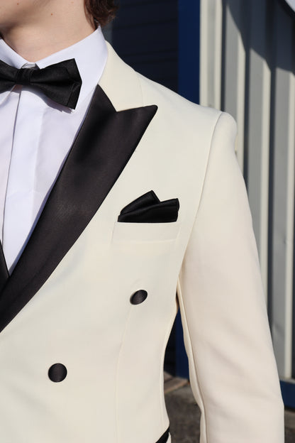 COMING SOON ⌛ DIABLO IVORY Double Breasted Three Piece Tuxedo