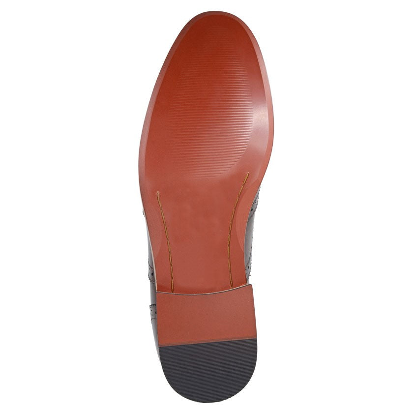 Solid Brown Leather Brogue