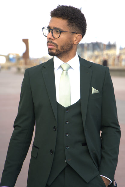 CHARLES GREEN THREE PIECE SUIT