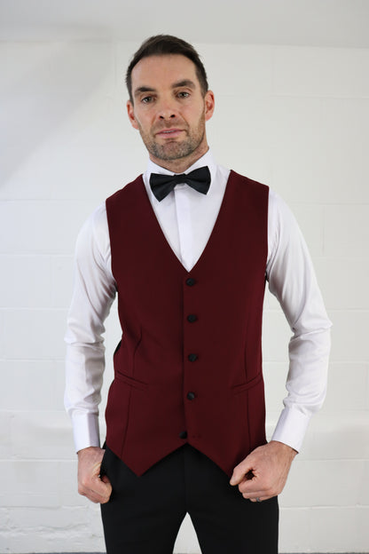 Diablo Blood Red Three Piece Tuxedo