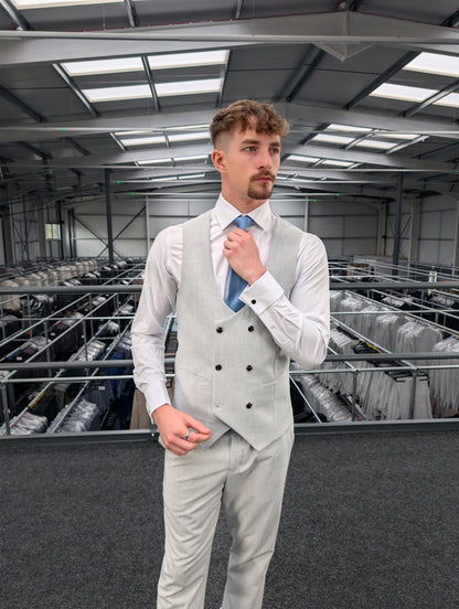 Harry Light Grey Three Piece Suit