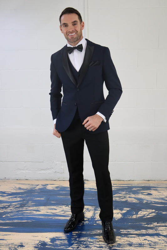 Diablo Navy Three Piece Tuxedo