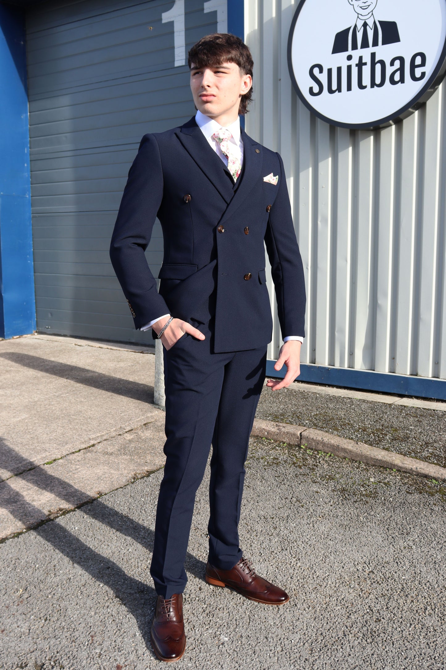 COMING SOON ⌛ Lawrence Navy Double Breasted Three Piece Suit