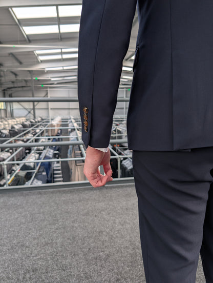 Lawrence Navy Three Piece Suit