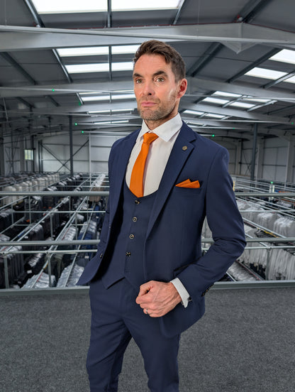 Charles Navy Three Piece Suit