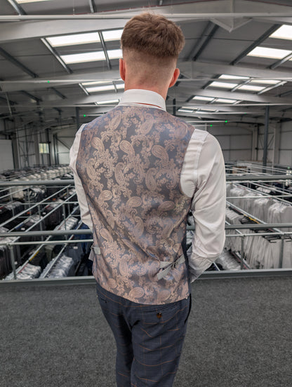 Thomas Check Three Piece Suit