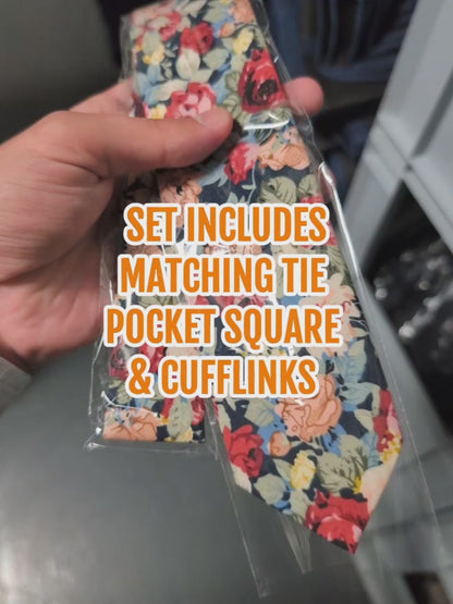 Heritage Floral Tie Set