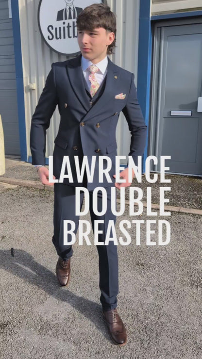 COMING SOON ⌛ Lawrence Navy Double Breasted Three Piece Suit
